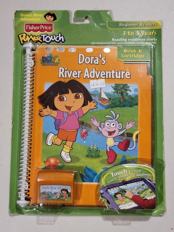 Lot of (3) Elmo, Dora Explorer, Clifford Fisher Price Power Touch Books 3-5 NEW - Image 2 of 4