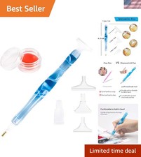 Versatile 5D Blue Resin Diamond Painting Pen - Perfect for All Crafting Arts