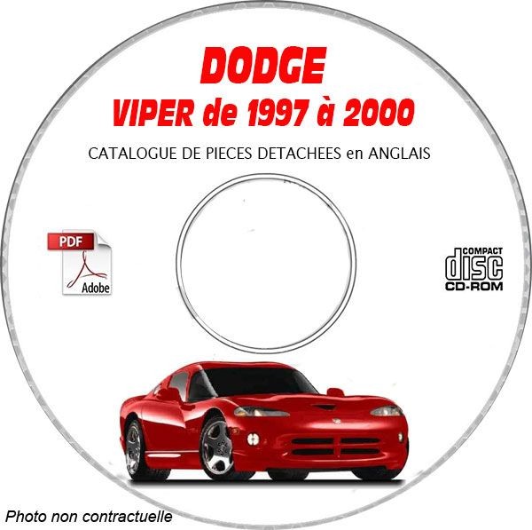 Trouver la bonne pièce pour Dodge Viper SRT-10 1997-2000 avec ce CD