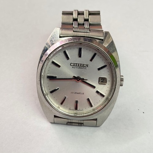 Citizen Automatic 17 Jewels Silver Dial Men's Watch