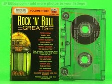 VARIOUS ARTISTS ROCK N ROLL GREATS VOL 3 131 18 Track Audio Cassette LIBERTY
