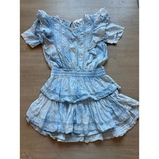 LoveShackFancy Blue and White Natasha Dress Size - P