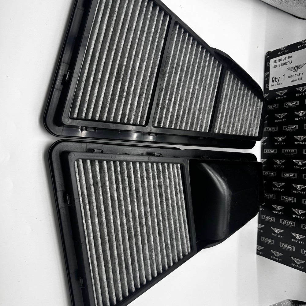 Bentley Continental GT 2003-2020 Left Cabin air filters Set P/N 3D1819619A