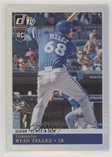 2019 Panini Donruss Retro 1985 Variation Season Stat Line 7/22 Rowdy Tellez nd3