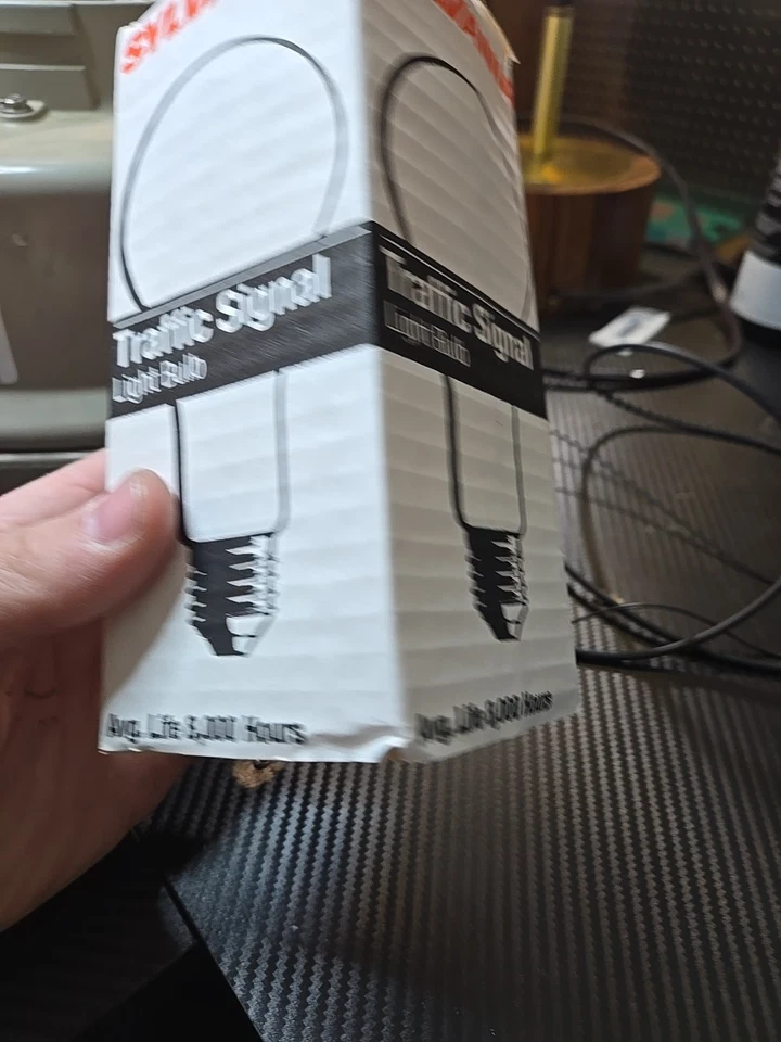 SYLVANIA TRAFFIC SIGNAL LAMP 1950L A23 8M 130V  170w 6 Pack - Image 2 of 4