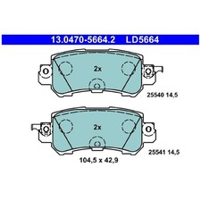 Satz Bremsbeläge Bremsklötze hinten für Mazda CX-3 DK CX-5 KE | 24528780