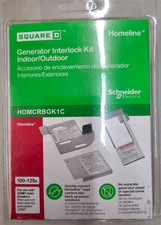 SQUARE D HOMCRBGK1C 100-125A INDOOR/OUTDOOR GENERATOR INTERLOCK KIT