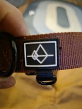 Made to ROAM Dog Collar Heavy Duty Nylon w/Quick-Release Metal Buckle sz 0