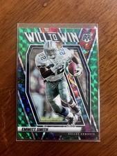 2021 Panini Mosaic Green Prizm Will To Win  Dallas Cowboys WW-18 Emmitt Smith