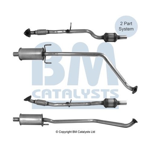 For VAUXHALL VIVA C16 2015 to 2019 Catalytic Converter