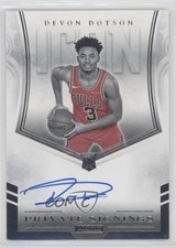 2020-21 Panini Devon Dotson #PSI-DDS Auto s3g