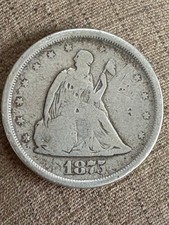 1875-S Twenty Cent Piece