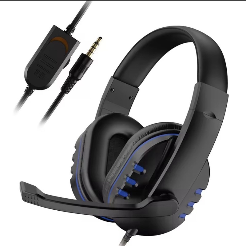 Wired Gaming Headset with Microphone PS5 PS4 Xbox PC Switch Noise Isolating