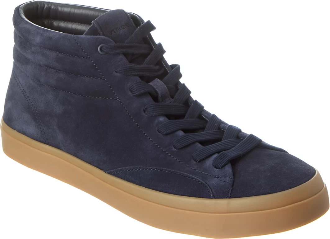 Vince Men's Sefton High Top Sneaker Night Blue 8M