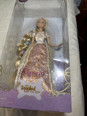 Disney Store Tangled Ever After 12'' Rapunzel Long Hair Wedding Doll