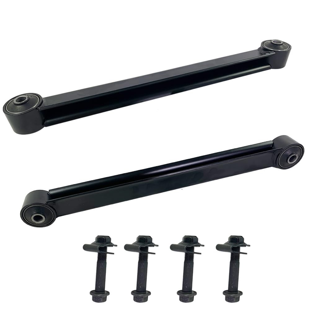 4PCS Rear Driver and Passenegr Side Upper & Lower Trailing Arm Compatible
