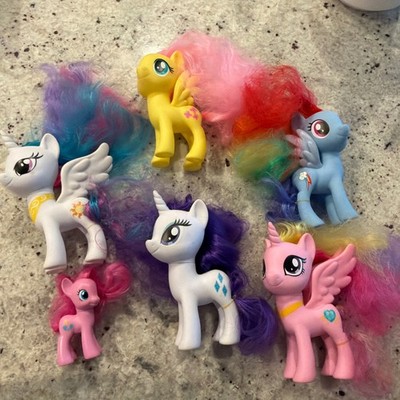 6 My Little Pony Hasbro Toys Brushable Figures 2016 Lot