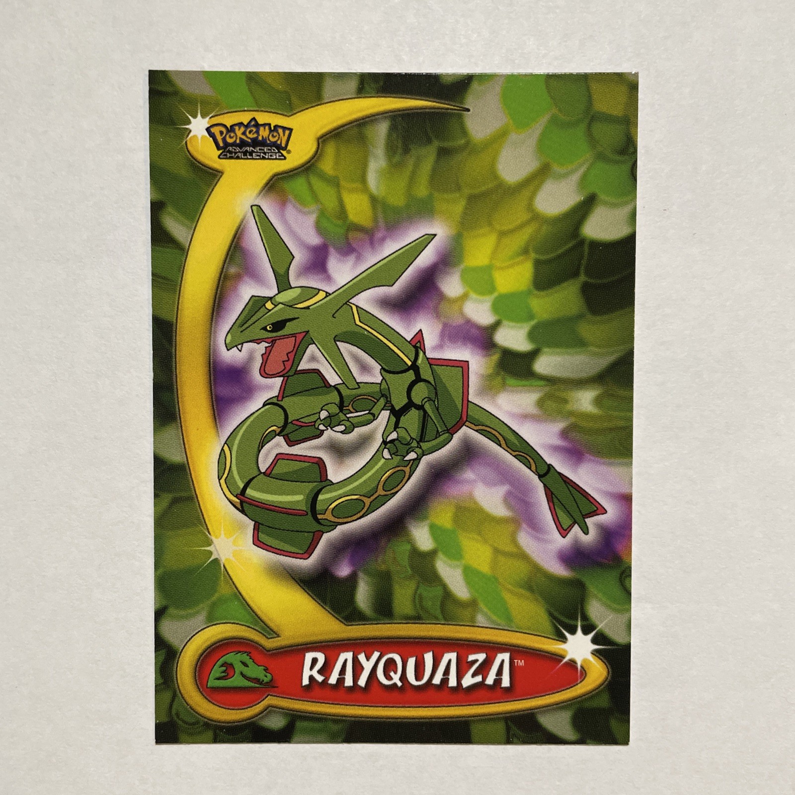Rayquaza Pokémon Advanced Challenge Topps TCG Card 2004 #54