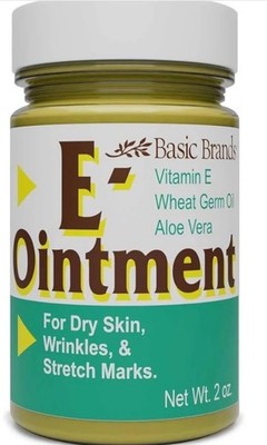 Basic Brands Vitamin E Ointment, 2 Oz   Moisture Enhancing   Helps Reduce Appear