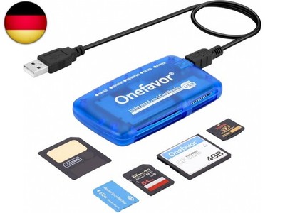 SmartMedia Kartenleser Schreiber, All-in-1-USB-Universal-Multi-Karten-Adapter,