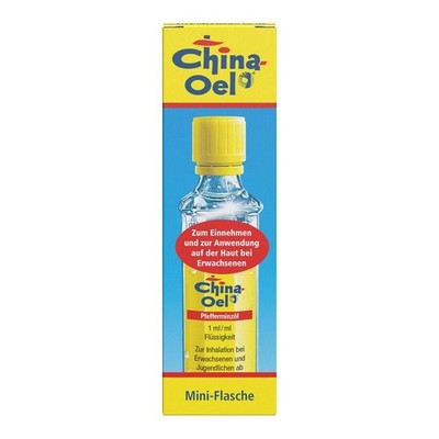 CHINA ÖL Mini-Flasche ohne Inhalationsstift, 10 ml