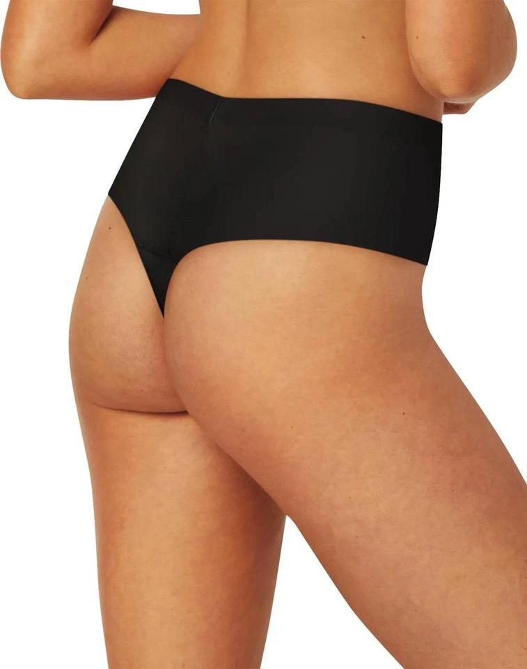 Juego de 2 tangas moldeadoras Maidenform - negro y beige - talla XL Foto 2 de 4
