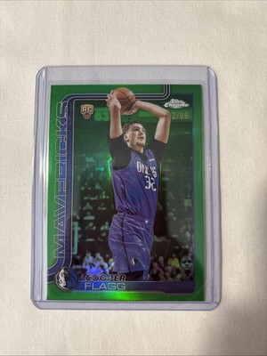 2025-26 Topps Chrome - Cooper Flagg #251 Green Refractor /99 (RC) Nice Card