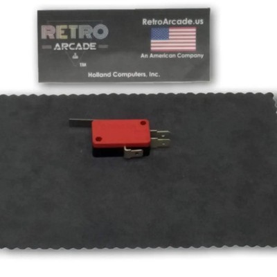 Microswitch used for switch function in most arcade game joysticks, RetroArcade