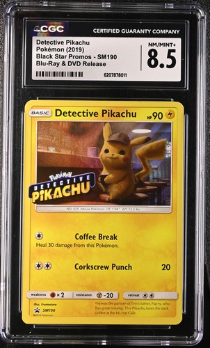Detective Pikachu graded CGC 8.5 for sale on eBay