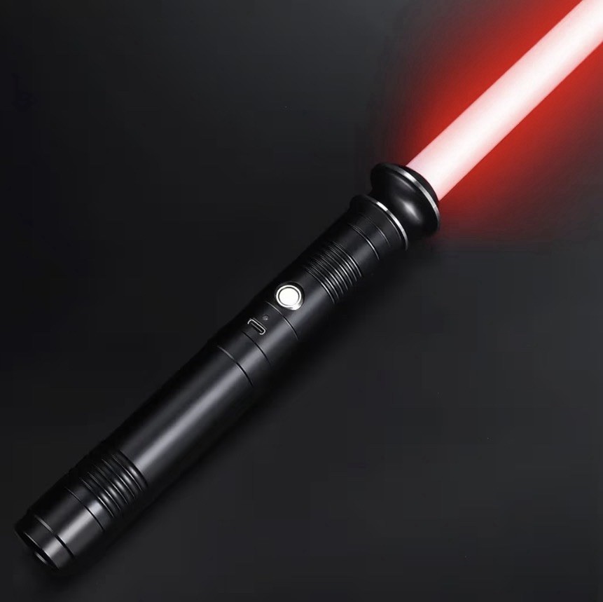 Tigoola Metal Hilt Lightsaber FX Sound Rechargeable Toy Tube Set NEW!