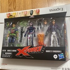 マーベルレジェンド X-FORCE エックスフォース ドミノ 3パック版 Marvel Legends Exclusives Domino Rictor and Cannonball X-Force