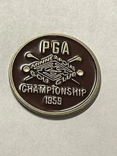 Rare 1959 PGA Championship 1" Coin Style Golf Marker - Minneapolis Golf Club