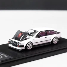 TPC 1/64 Scale Alfa Romeo GTV6 Red Diecast white