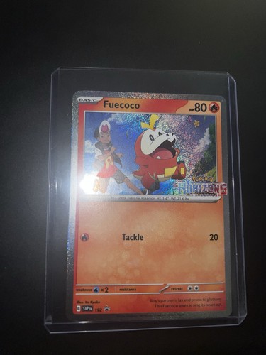 Pokemon TCG Fuecoco 192 Scarlet & Violet Black Star Promo Horizons Stamp NM