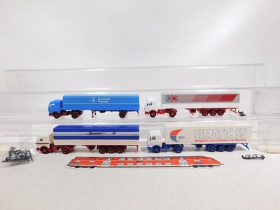 4x Herpa H0 1:87 LKW MB Simatic Hammer Kässbohrer Ersatzteil sg/NEUW #DP415-0,5