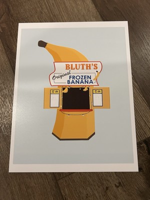 ARRESTED DEVELOPMENT Art Print Photo 11x14 Poster BLUTH S ORIGINAL FROZEN BANANA