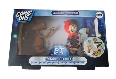 E.T. and Elliott Vinyl Wall Heroes ''Comic Ons'' NEU & OVP