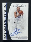 2021-22 Panini Flawless Jalen Brunson #MMA-JLB Momentous Auto Mavericks /25