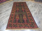 Vintage Turkish Rug,HandMade Anatolian Turkish Geometric Tribal Rug 4x9.7 Ft — photo 1