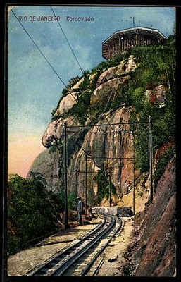 Rio de Janeiro, Corcovado, Ansichtskarte 