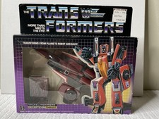 1985 Transformers G1 Decepticon THRUST Jet Original Box - SEALED - Vintage New