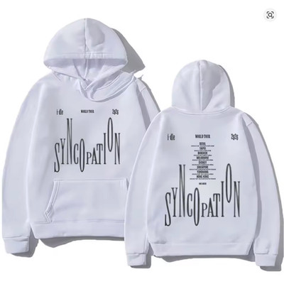 I-DLE SYNCOPATION WORLD TOUR 2026 HOODIE KPOP COTTON STREETWEAR (G