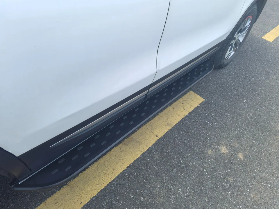 Escalón lateral de aluminio 2 piezas apto para Acura ZDX 2024 2025 (con soportes) Foto 3 de 4