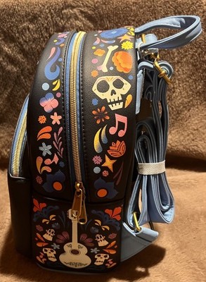 NEW! Loungefly Disney Pixar Coco Miguel Hector Dante Trio Art Mini