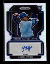 2022 Panini Prizm #RA-YP Yohel Pozo Rookie Autographs Silver Prizm