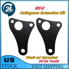 Black For 23-24 Coleman B200rsv RSV Swingarm Extension Kit Sprocket 50 60 Tooth