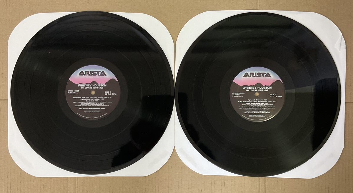 Whitney Houston 12”レコード 4枚セット Whitney Houston My Love Is Your Love 12