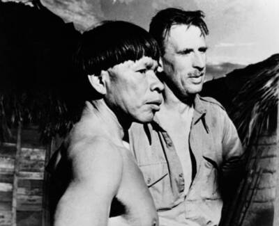 Brian Fawcett seeks an answer whether bones found jungle grave amon- 1952 Photo