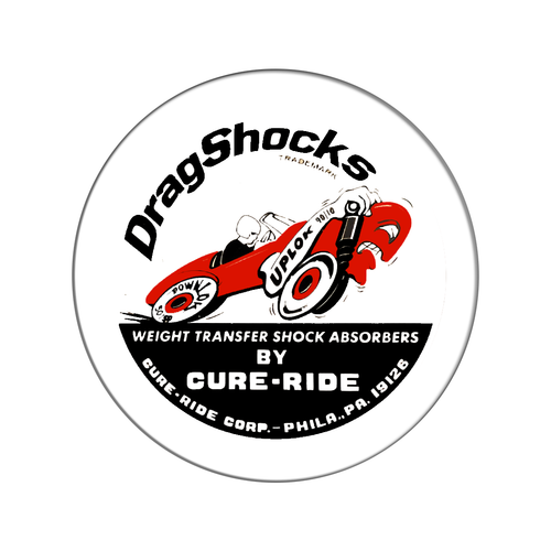Adesivo Drag Shocks Vintage - Foto 1 di 3