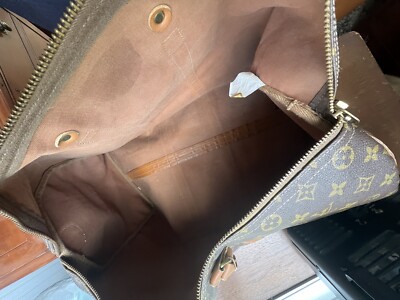 c. 1980's Louis Vuitton Keepall Bag Duffle 55 Brown Canvas c. 1980's Louis Vuitton Keepall Bag Duffle 55 Brown Canvas